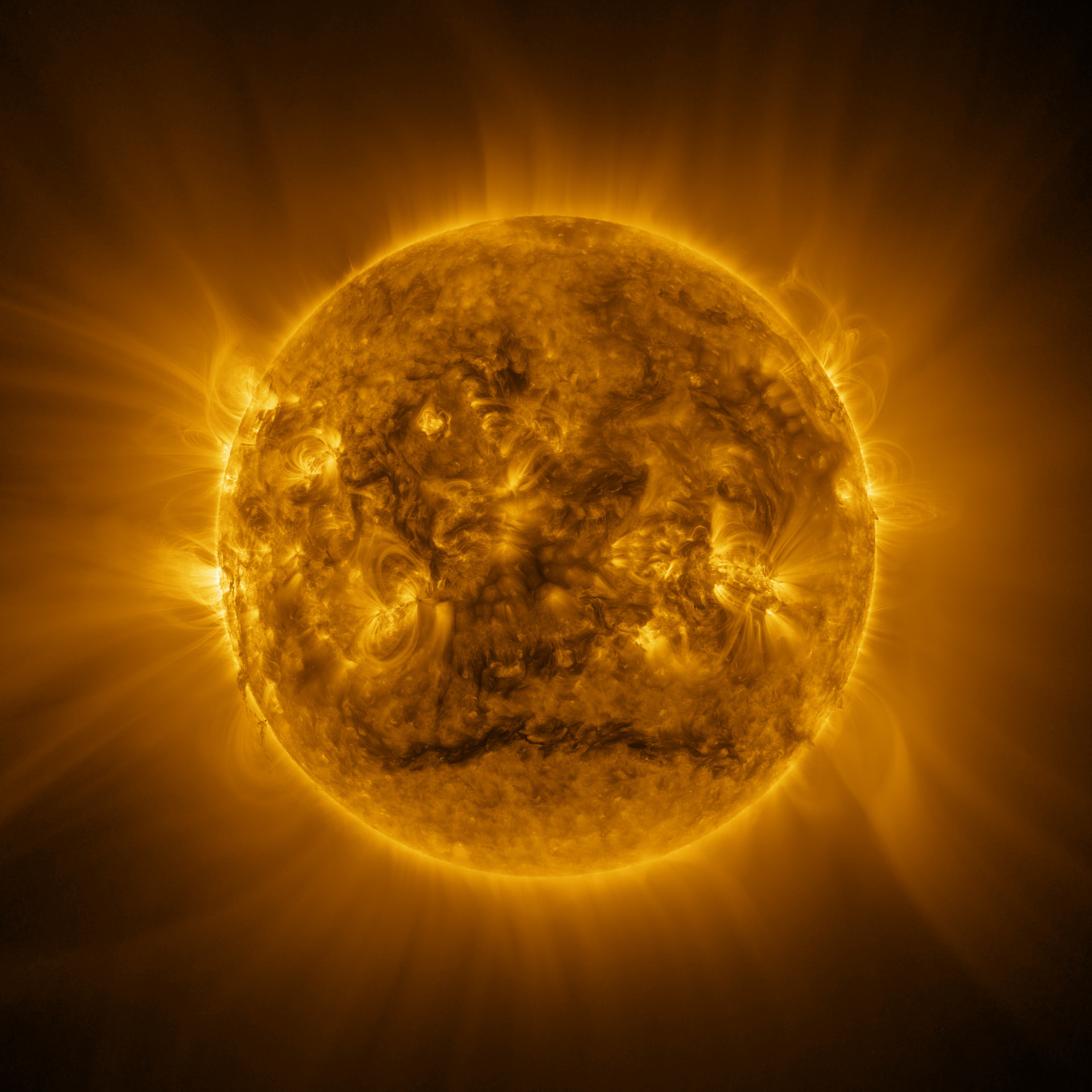 Espetáculo Cósmico: Sonda Solar Orbiter Revela Detalhes Inéditos do Sol em Imagem Gigantesca!