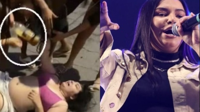 Cena de Terror no Crato: Cantora é Atingida por Garrafada e Acaba Hospitalizada