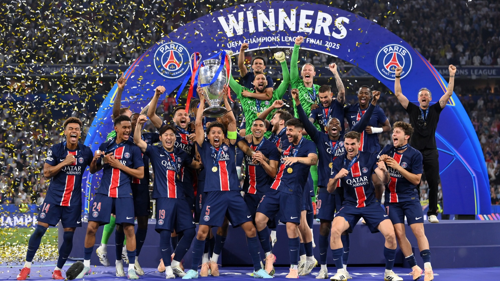PSG conquista primeira Champions League com goleada histórica sobre a Inter