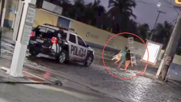 Ladrões conduzem produtos furtados à delegacia sob escolta policial no Ceará