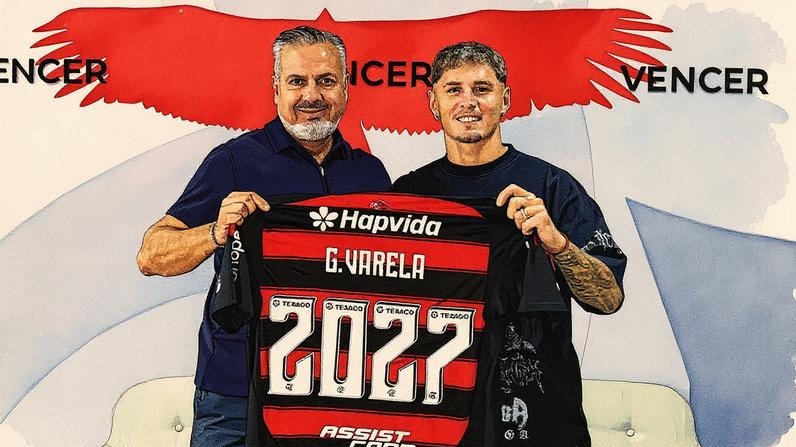 A permanência que a Nação Rubro-Negra celebra: Varela renova com o Flamengo
