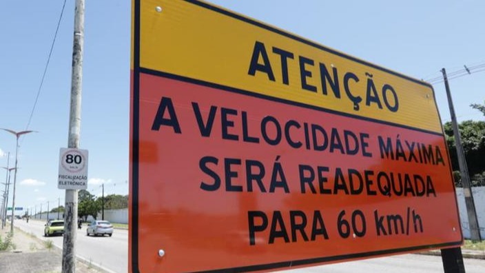 Atenção, motoristas! Limite de velocidade na Avenida do Aeroporto será alterado em Fortaleza