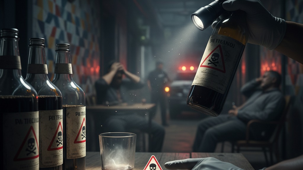 Alerta de Saúde Pública: O Veneno Silencioso nas Garrafas! Mais de 100 Casos de Intoxicação por Metanol Chocam o País