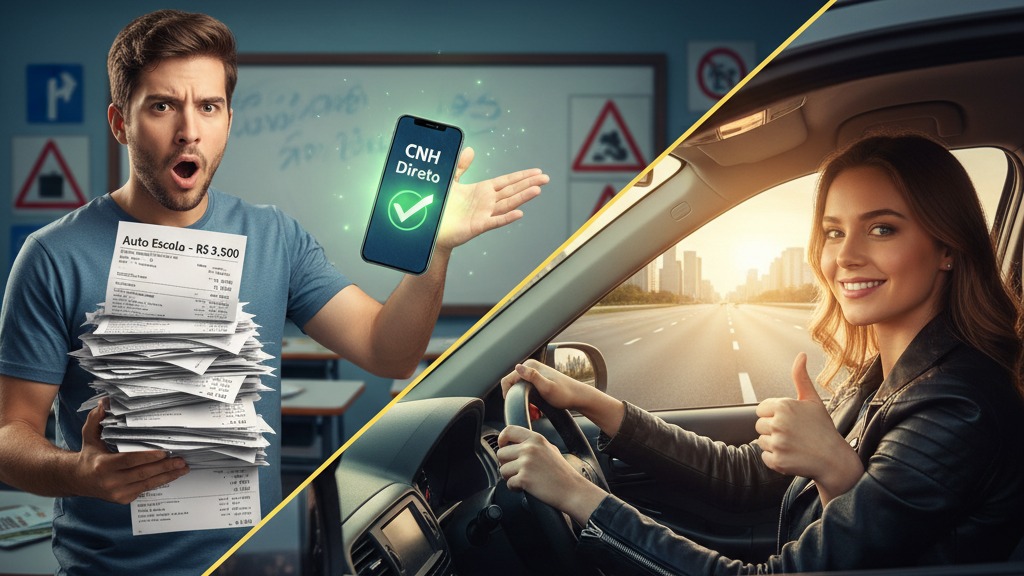 Destaque fixo: Adeus, Autoescola? Projeto da CNH Sem Aulas Vira Febril Debate Nacional