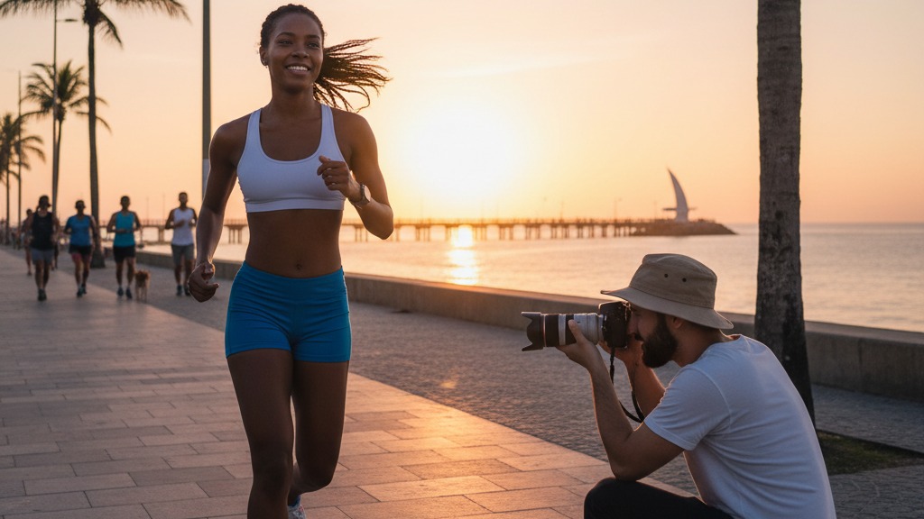 Imagem da notícia: De Maratona a Modelo: Como a Beira-Mar de Fortaleza Virou o Palco de um Negócio Milionário com Fotos de R$ 15