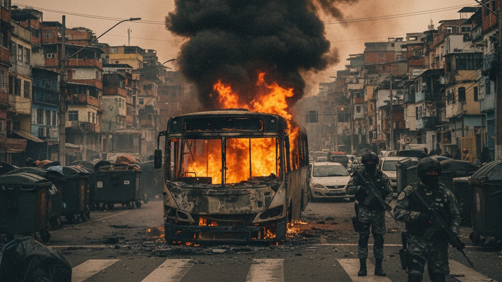 Imagem da notícia: Megaoperação na Zona Norte do Rio Deixa Rastro de Morte e Caos: 64 Vidas Perdidas em Confrontos